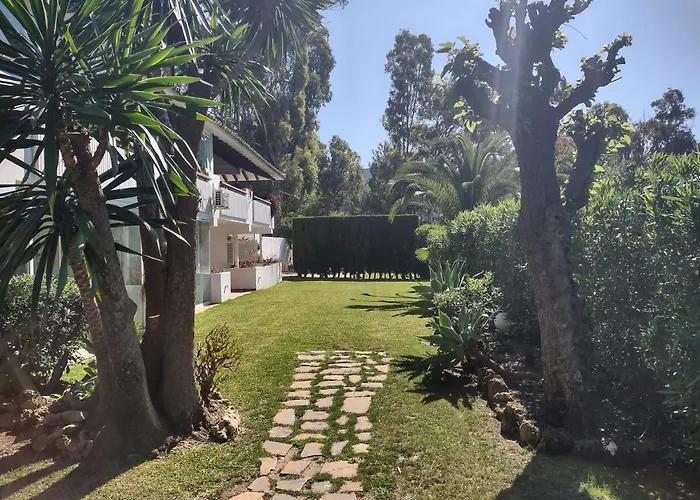 Apartmán Puerto Banus Near Beachfront, Big Sunny Terrace, Pool, Tennis Court, Parking & Movies Projector Marbella